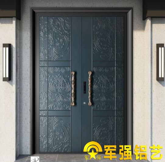 軍強全鋁無邊精雕鑄鋁門具有多方面的特點和優勢